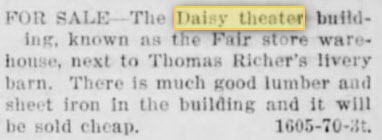 Lyric Theatre - Clues From March 1915 (newer photo)